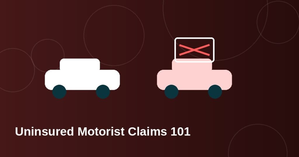 Illustration of two cars in an accident with one showing a missing insurance card